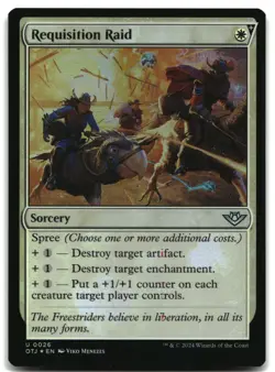 MTG Requisition Raid FOIL U Outlaws of Thunder Junction 26 LP - Image 1