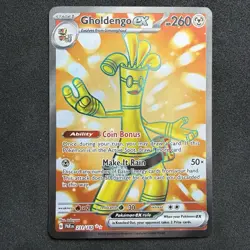 Gholdengo ex 231/182 Pokemon TCG: Paradox Rift Ultra Rare NM - Image 1