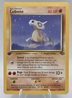 Cubone 50/64 Jungle 1st Edition Regular English Pokemon - Image 1