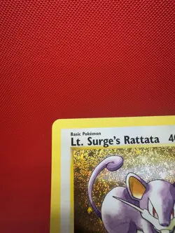 Lt. Surge's Rattata 015/034 CLB NM Trading Card Game Classic Holo Pokemon #731 - Image 2