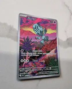 Pokemon TCG - Elgyem 120/086 Illustration Rare SV: Black Bolt Near Mint - Image 3