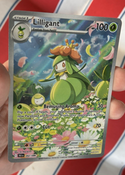 Lilligant Full Art, Pokemon Near Mint, Black Bolt, Illustration Rare, 92/86 - Image 2