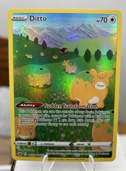 Pokemon Crown Zenith Ditto GG22/GG70 Galarian Gallery Pack Fresh - Image 1
