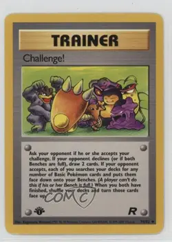 Challenge! 1st Ed. Pokemon Team Rocket #74 2000 - Image 1