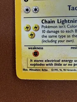 1st Edition Pokemon Electrode Holo Rare Jungle Set 2/64 1999 - Image 3