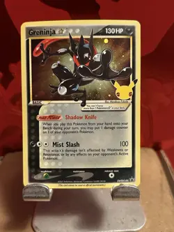 Pokemon Greninja Star SWSH144 Sword & Shield Promo Holo 130 HP Mist Slash - Image 1