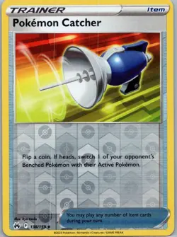 Pokemon Pokemon Catcher Crown Zenith 138/159 Near Mint NM Reverse Holo - Image 1