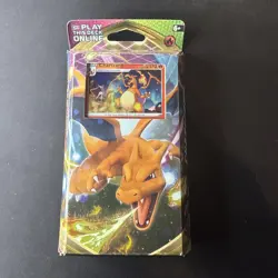 Genuine Pokemon TCG Sword & Shield Vivid Voltage Theme Deck Charizard Box New - Image 1