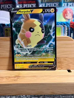 MORPEKO V 037/072 Shining Fates Ultra Rare Pokemon TCG NM - Image 1