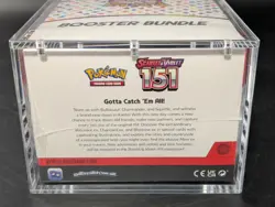 Pokemon 151 SV3.5 Booster Bundle Display Factory Sealed Case W/Acrylic Case - Image 3