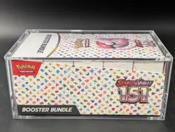 Pokemon 151 SV3.5 Booster Bundle Display Factory Sealed Case W/Acrylic Case - Image 4