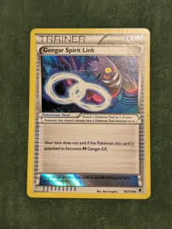 Pokemon TCG Gengar Spirit Link Trainer Reverse Holo 95/119 XY Phantom Forces - Image 1