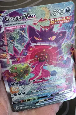 Pokemon Gengar VMAX Alternate Art Secret Rare Holo Fusion Strike 271/264 - Image 3