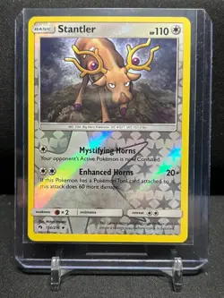 Stantler 156/214 Reverse Holo Pokemon 2018 Lost Thunder - LP - Image 1