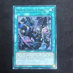 Triple Tactics Thrust - CH01-EN030 - Ultra Rare 1st Edition (NM/M) Yugioh - Image 1