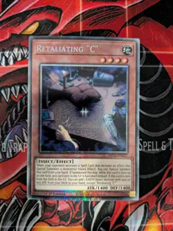 Retaliating "C" - MP25-EN027 - Starlight Rare YuGiOh - Image 1