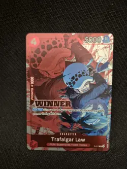 Trafalgar Law (Winner Pack Vol. 7) P-017 One Piece Promotion Cards Foil - Image 1