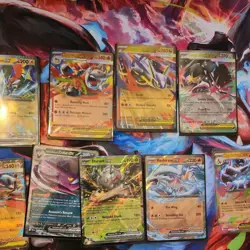 Pokemon TCG 50 Card mixed Lot Ex and V - Image 2