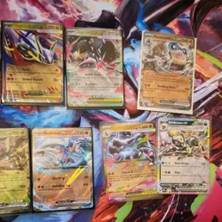 Pokemon TCG 50 Card mixed Lot Ex and V - Image 3