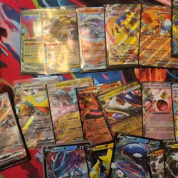 Pokemon TCG 50 Card mixed Lot Ex and V - Image 4