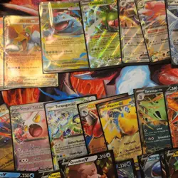 Pokemon TCG 50 Card mixed Lot Ex and V - Image 5