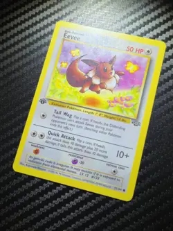 Eevee 51/64 Jungle WOTC 1st Edition Pokemon TCG Card NM - Image 3