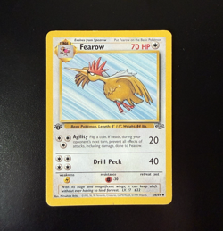 Pokemon TCG Fearow Card Jungle 36/64 1st Edition Uncommon - Image 1