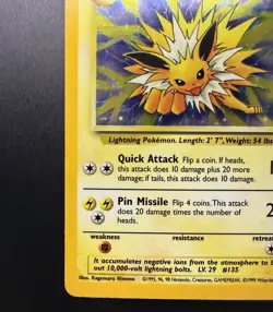 Pokemon TCG Jolteon Jungle Holo Rare Card 4/64 No Symbol Misprint LP/NM - Image 5