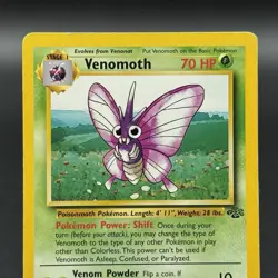 Pokemon TCG Venomoth Jungle Card 29/64 Unlimited Rare - LP Condition - Image 2