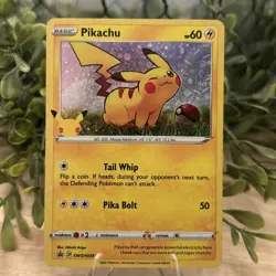 Pokemon TCG Pikachu SWSH039 SWSH: Sword & Shield Promo Cards Holo NM - Image 1