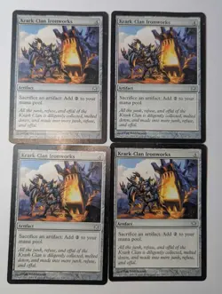 MTG Magic Krark-Clan Ironworks Playset (4 cards total) Fifth Dawn - Image 1