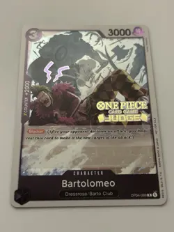 Bartolomeo (Judge Pack Vol. 3) OP04-089 One Piece Promotion Cards Foil - Image 1