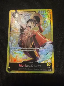 Monkey D Luffy Leader ST29-001 One Piece Card - Image 1