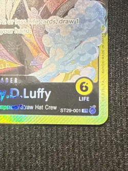 Monkey D Luffy Leader ST29-001 One Piece Card - Image 4