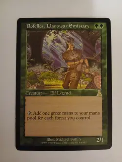 Rofellos, Llanowar Emissary MP MTG Magic the Gathering Urza's Destiny - Image 1