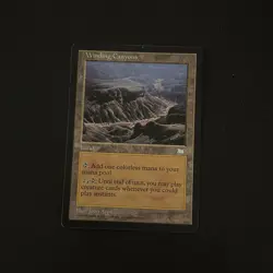 Magic The Gathering Weatherlight Winding Canyons # Lightly played - Image 1