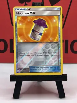 Moomoo Milk Reverse Holo Uncommon SM - Lost Thunder 185/214 Pokemon TCG - Image 2