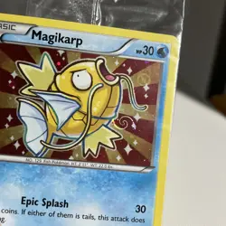 Pokemon Magikarp XY 143 Black Star Promo HD Swirl Sealed Mint!🌀 - Image 1
