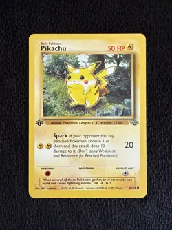 Pikachu 60/64 - Jungle - 1st Edition - Pokemon TCG - Image 1