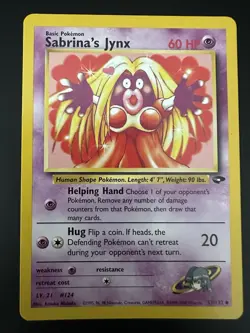 Sabrina's Jynx 57/132 - Gym Challenge Unlimited Edition - WOTC Pokemon LP - Image 1