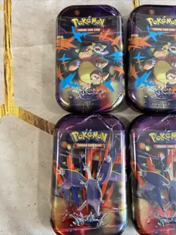 LOT 4 🔥Pokemon Mega Evolution Mega Heroes Mini Tin 🔥 2 LATIAS and 2 KANGASKHAN - Image 2