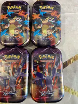 LOT 4 🔥Pokemon Mega Evolution Mega Heroes Mini Tin 🔥 2 LATIAS and 2 KANGASKHAN - Image 3