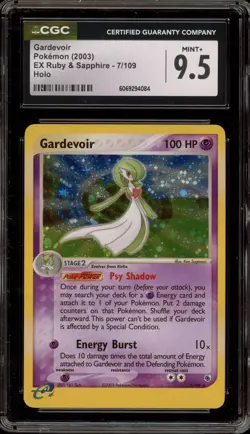 Pokemon Gardevoir EX Ruby & Sapphire Holo Rare #7 CGC 9.5 - Image 1