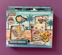 Pokemon TCG 2017 World Championships Deck Zachary Bokhari Ice Path FTW Sealed! - Image 1