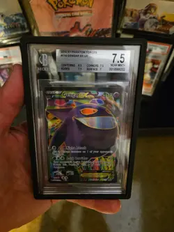 Pokemon XY Phantom Forces Gengar EX 114 Full Art BGS 7.5 PSA CrossoverU - Image 1