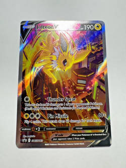Pokemon TCG Jolteon V #SWSH183 Black Star Promo Sword & Shield Full Art Holo - Image 1