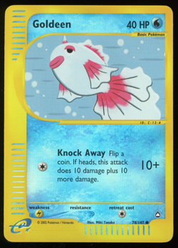 Pokemon 2003 Aquapolis - Goldeen - Reverse Holo - 78 - Image 1