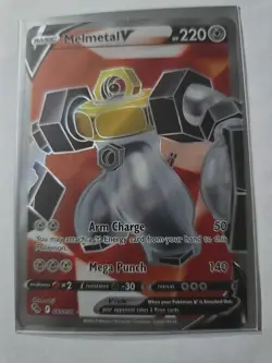 Pokemon Tcg Melmetal V - 075/078 Ultra Rare Full Art V Pokemon Go - Image 1