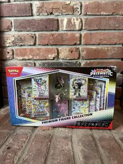Pokemon TCG Scarlet & Violet Prismatic Evolutions Premium Figure Collection - Image 1