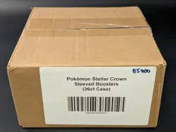 Pokemon Scarlet & Violet Stellar Crown Sleeved Booster 36-Packs Case Sealed - Image 1